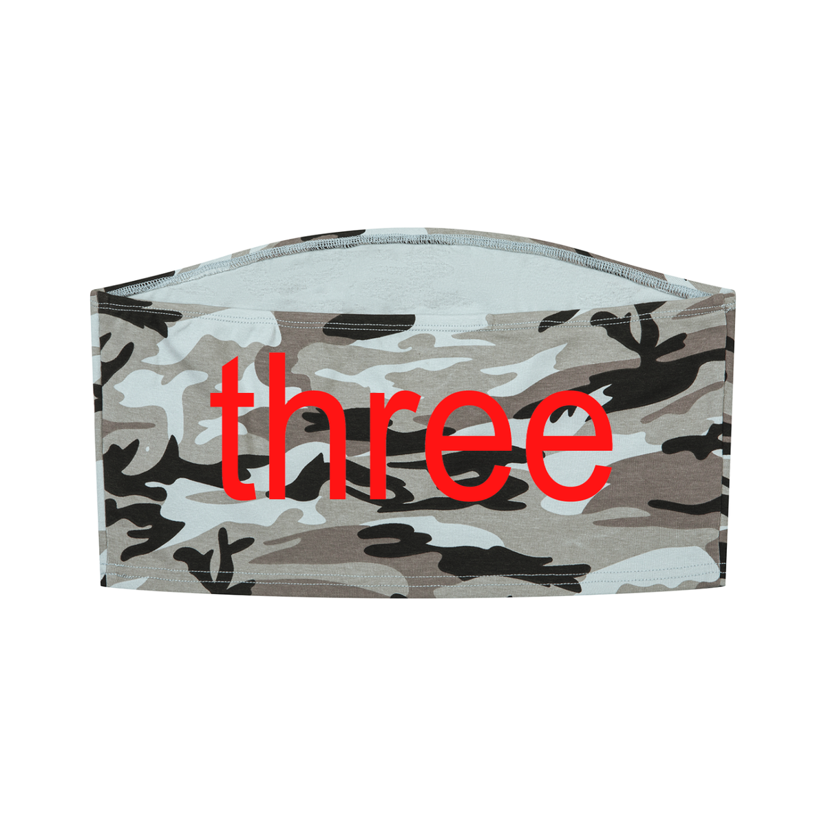 DIR camo tube top