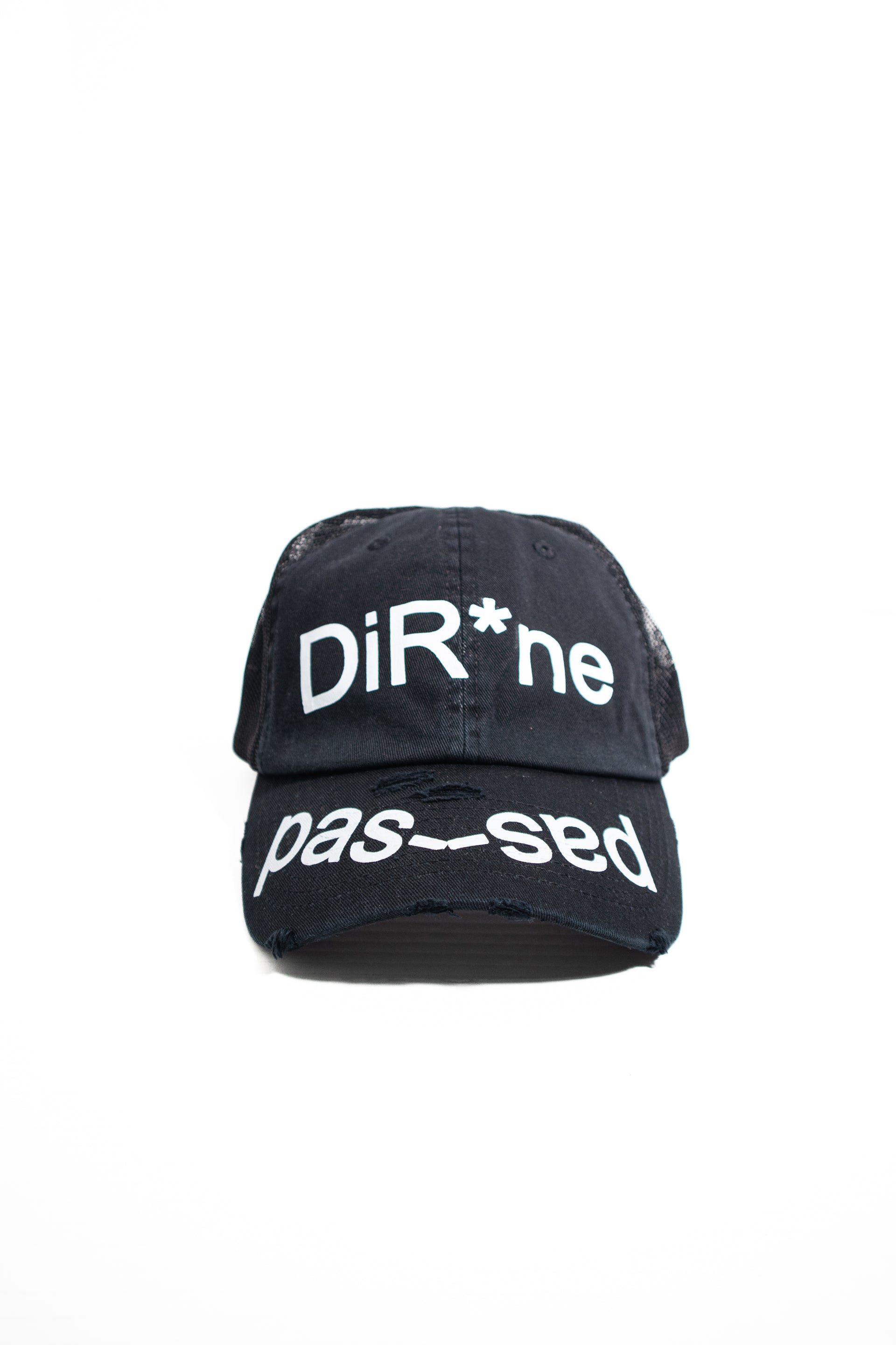 “DIR*ne” Distressed Baseball Cap