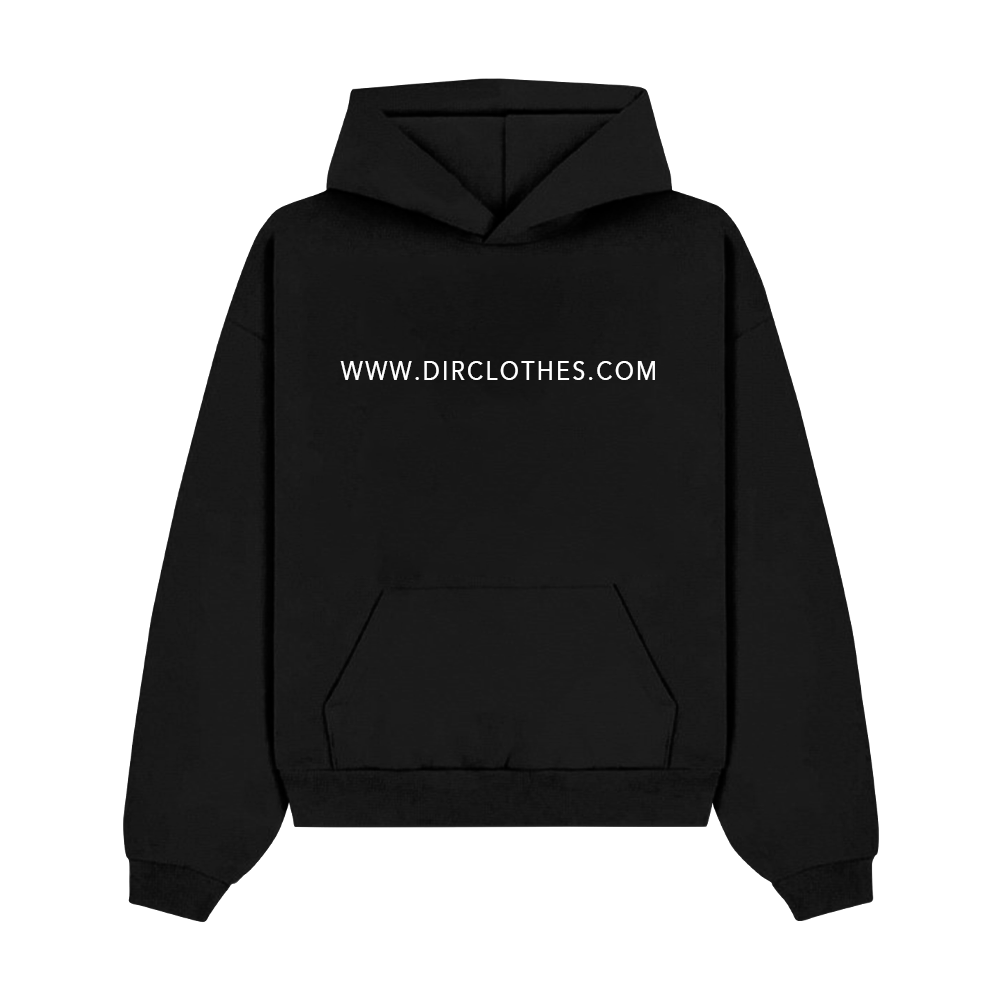 "WWW.DIRCLOTHES.COM" Pullover Hoodie